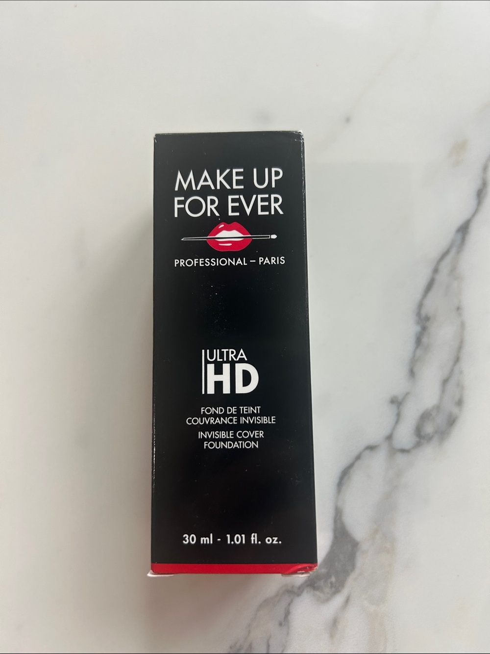 Makeup Forever Ultra HD Invisible Cover Foundation – Black with Red Accent Y335